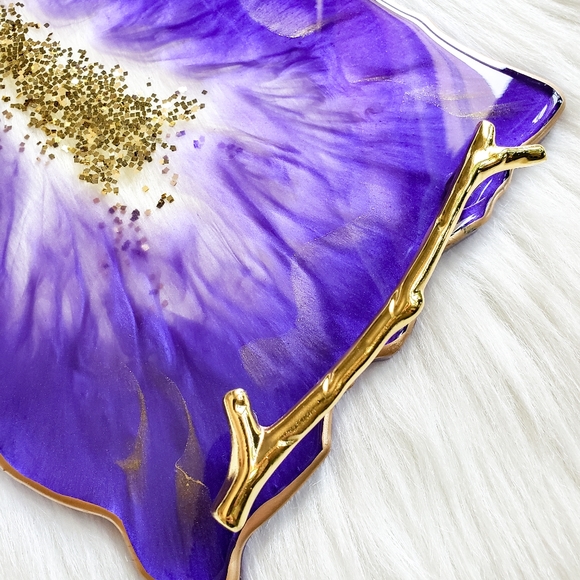 MADE TO ORDER - Vanity Resin Tray, Home Decor - Picture 3 of 11